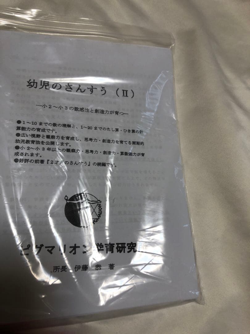 未使用✴︎ピグマリオン「3才児のさんすう」 1~20の数の理解と加減計算