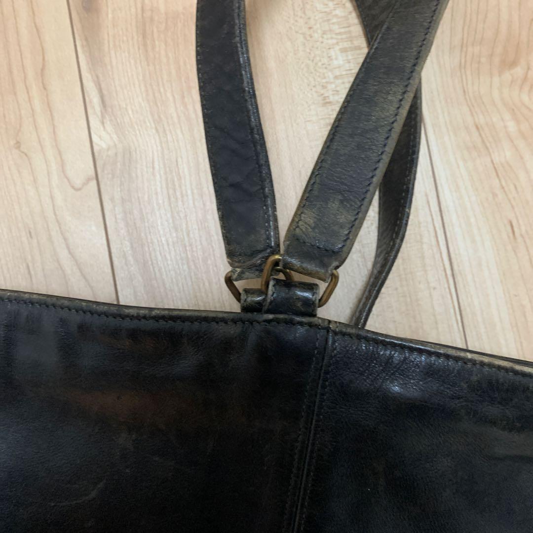 old coach レザー トートバッグ　vintage