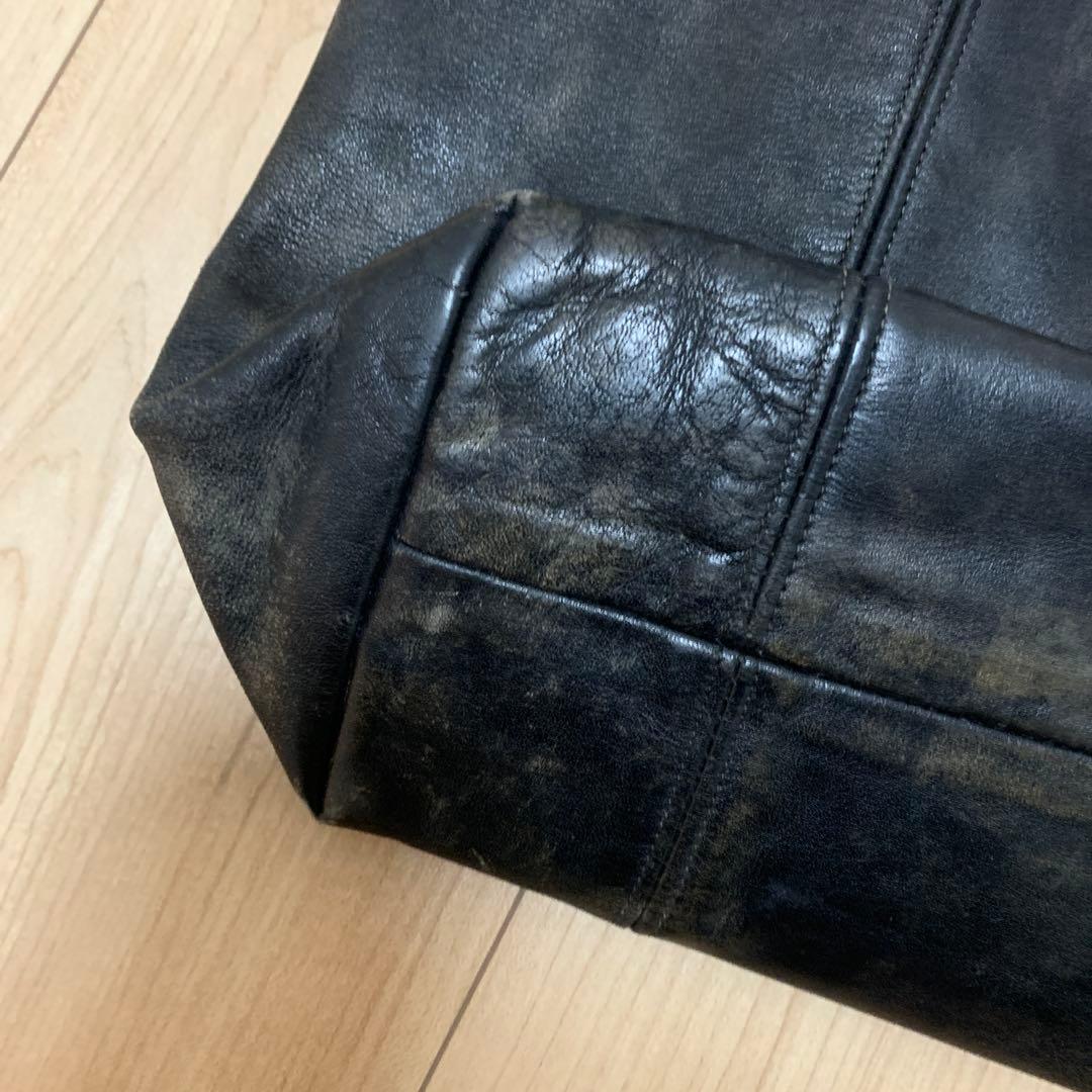 old coach レザー トートバッグ　vintage