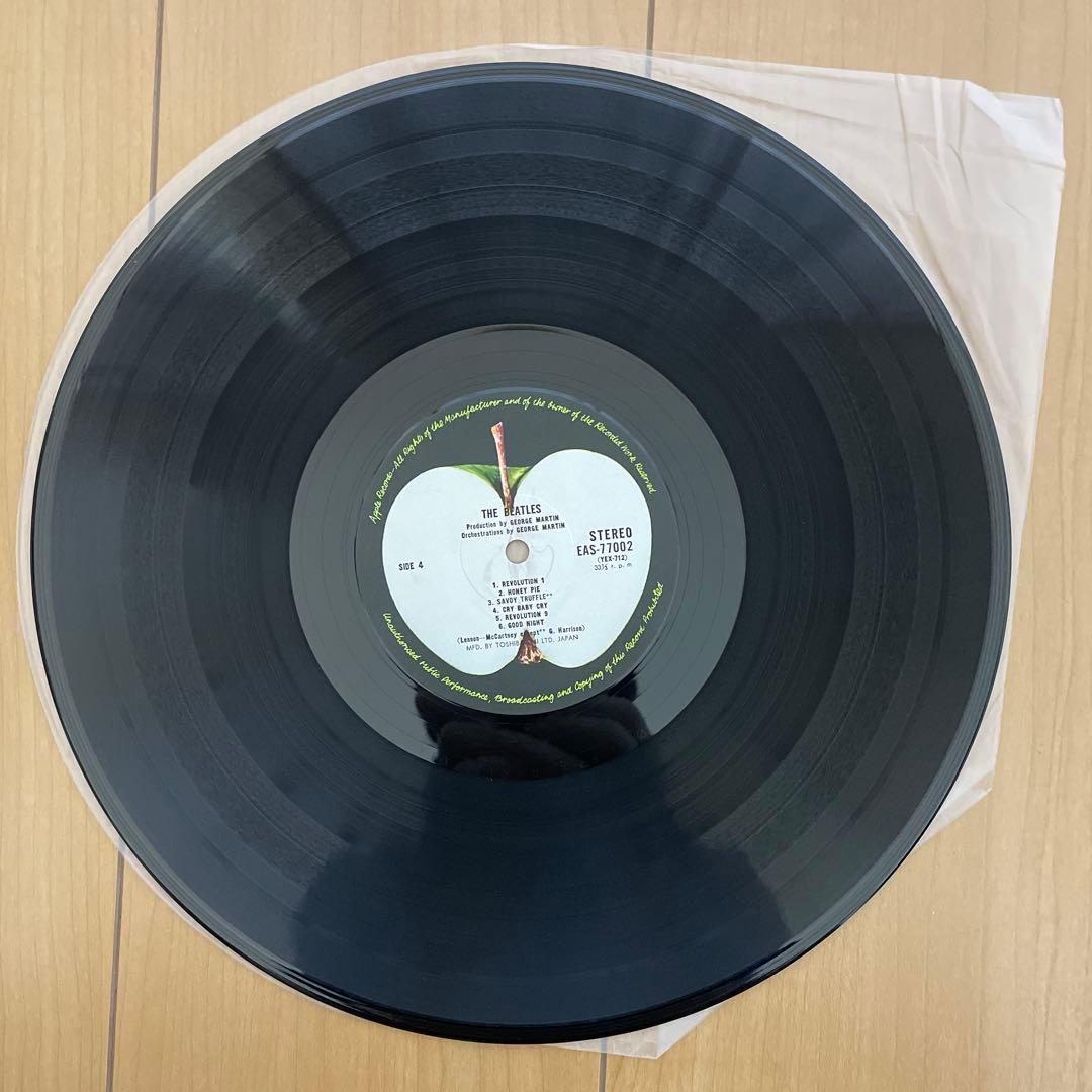 [帯付き]ビートルズ　レコード　ホワイトアルバム