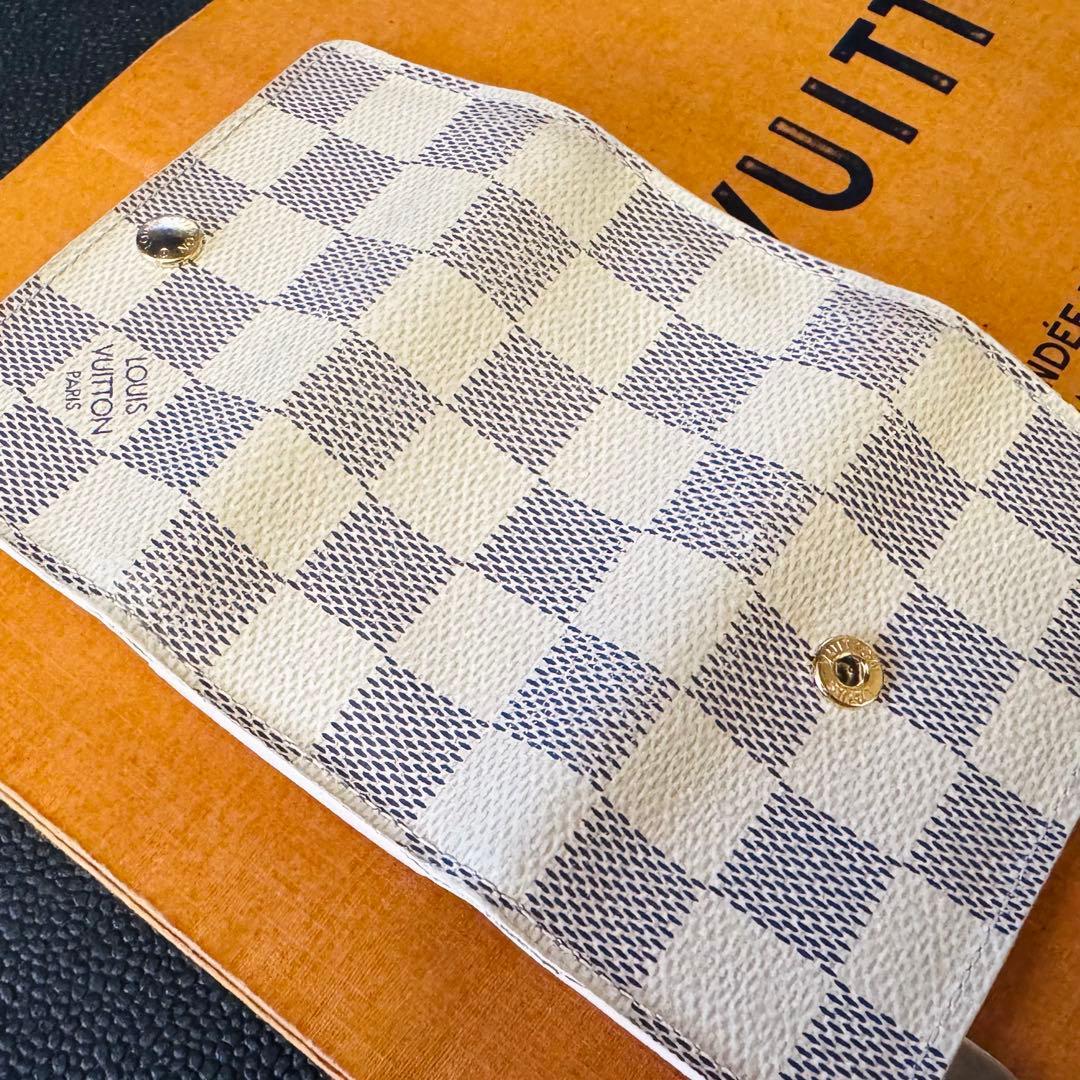 LOUIS VUITTON ミュルティクレ ダミエ アズール 4連キーケース美②