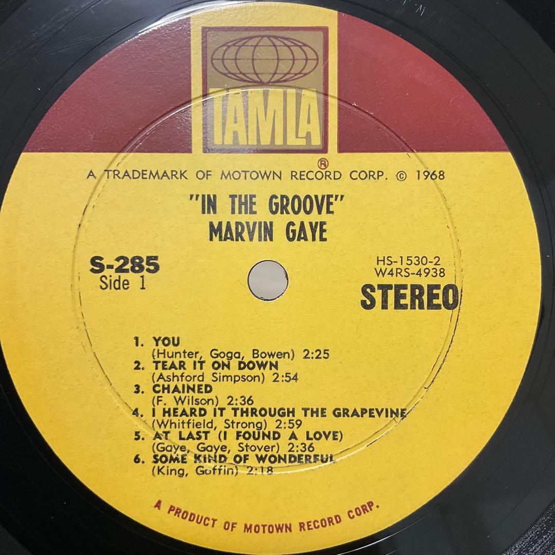 Marvin Gaye in the Groove 米盤レコード　マーヴィンゲイ