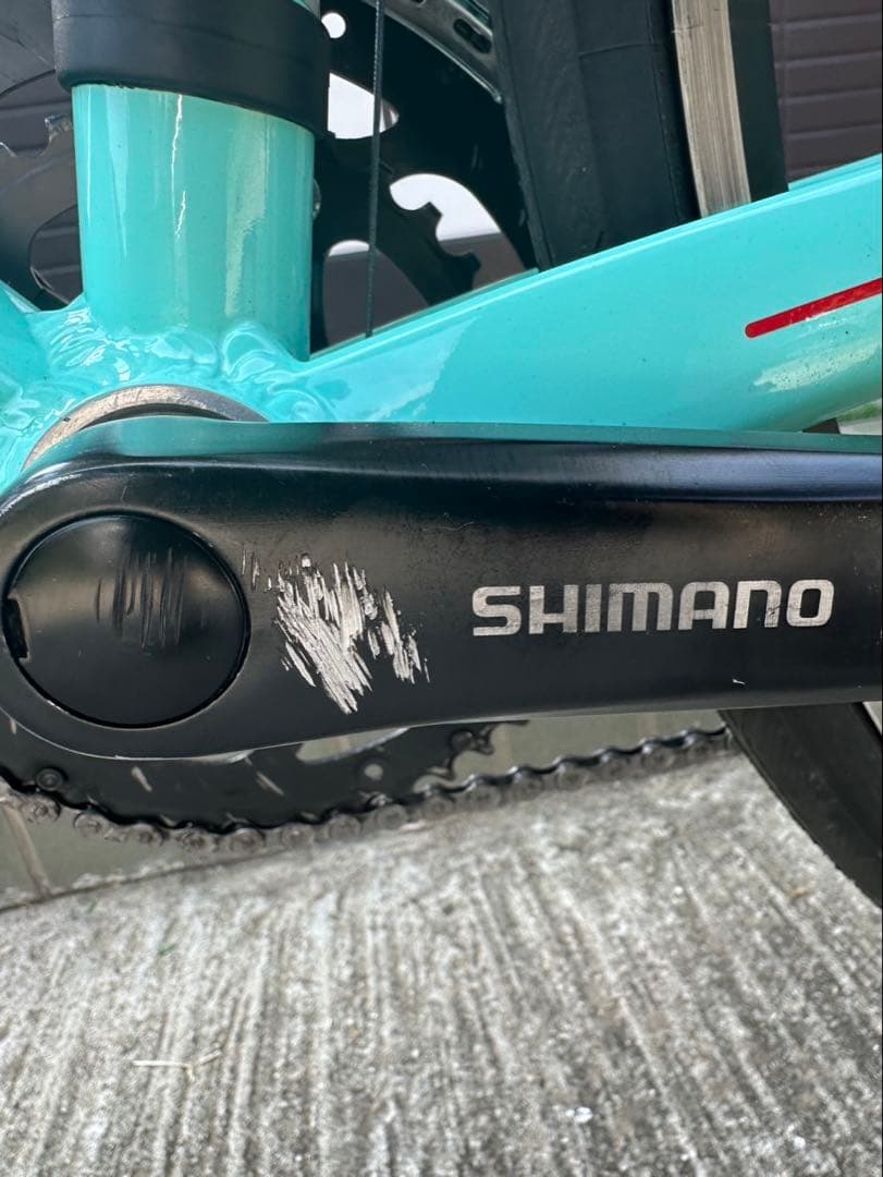 Bianchi ビアンキ　ベルガモ　完成車　チェレステ