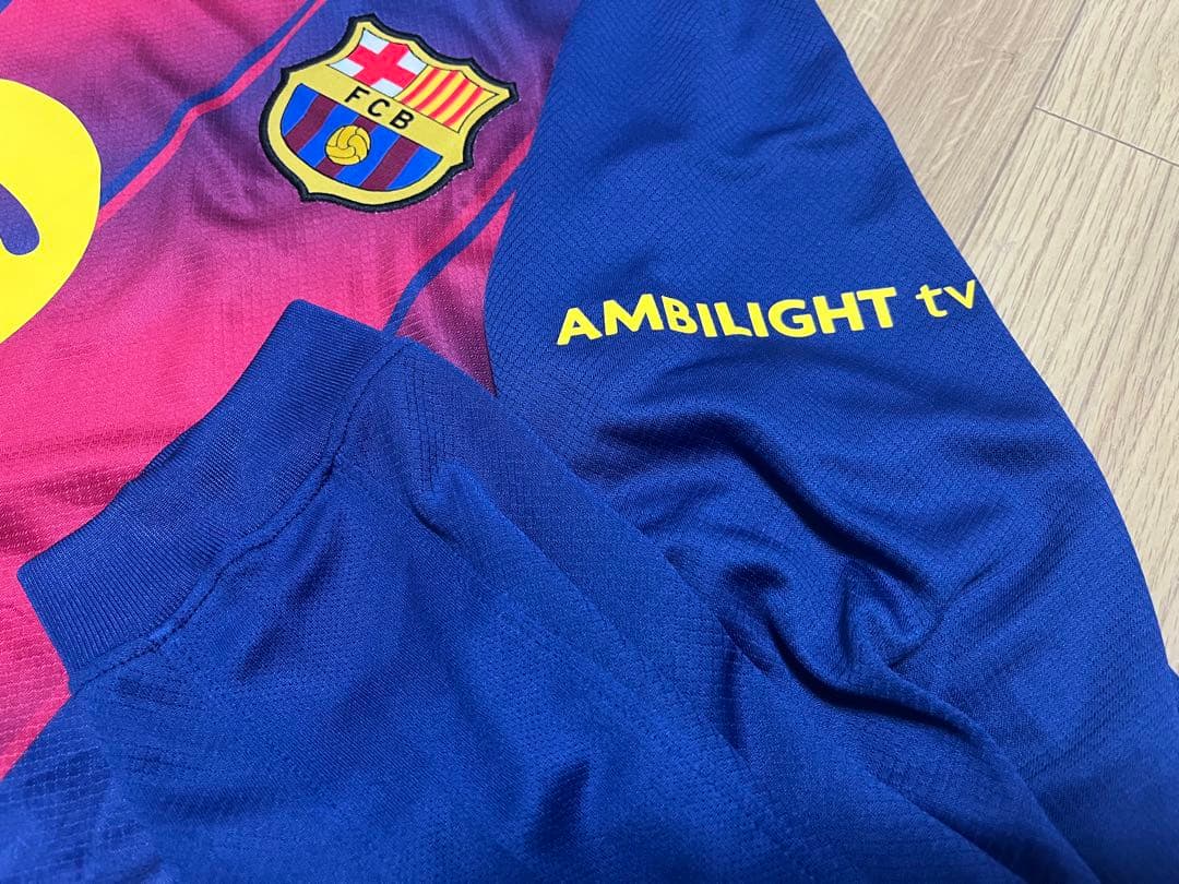 【長袖】①25/26 FC バルセロナ ホーム ユニフォームL 新品
