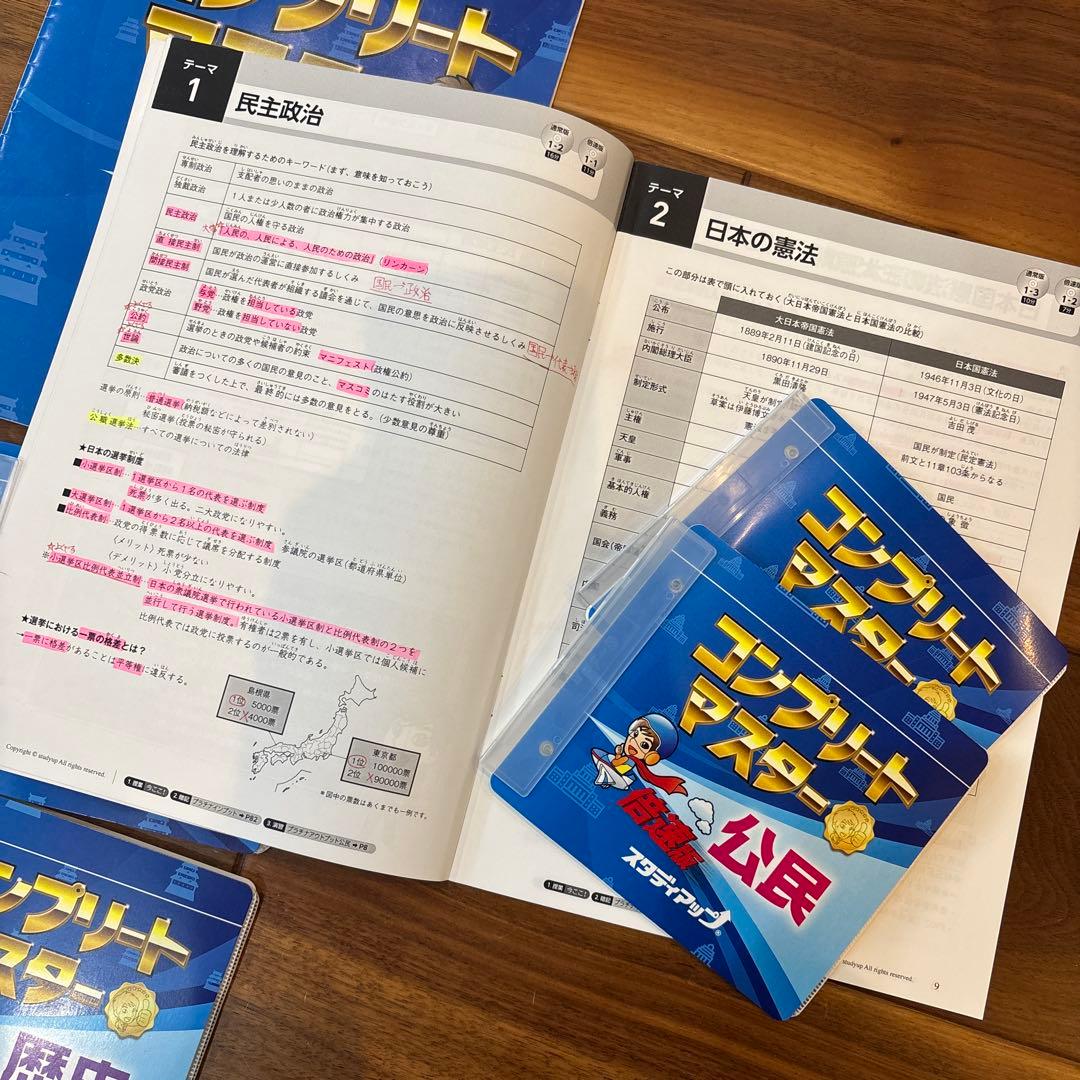 スタディアップ　コンプリートマスター　2022／2023資料改訂版