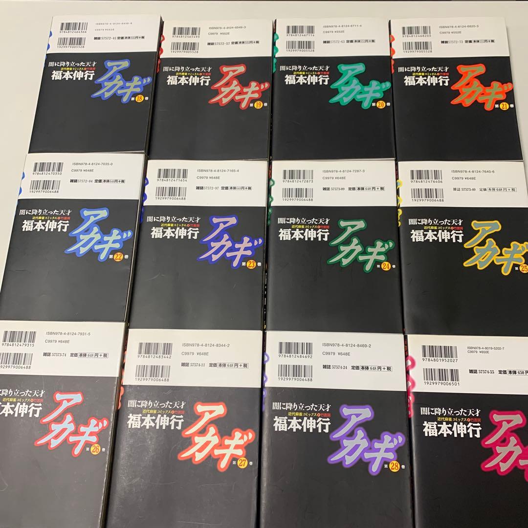 福本 伸行　★アカギ 1巻〜36巻　全巻セット