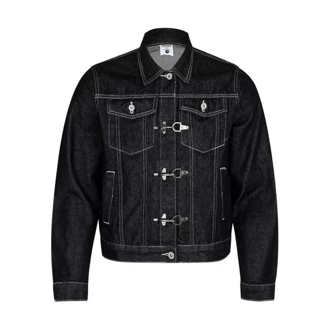ろ*ぉ様 ファイヤーマンジャケット　Washed Detroit Denim o