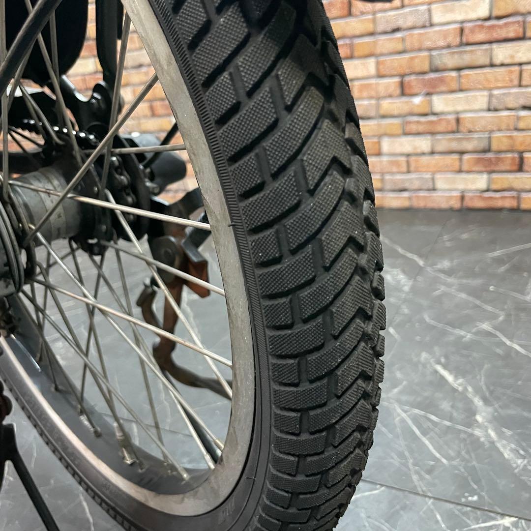 【18】電動自転車 ブリヂストン bikke グレー 20インチ