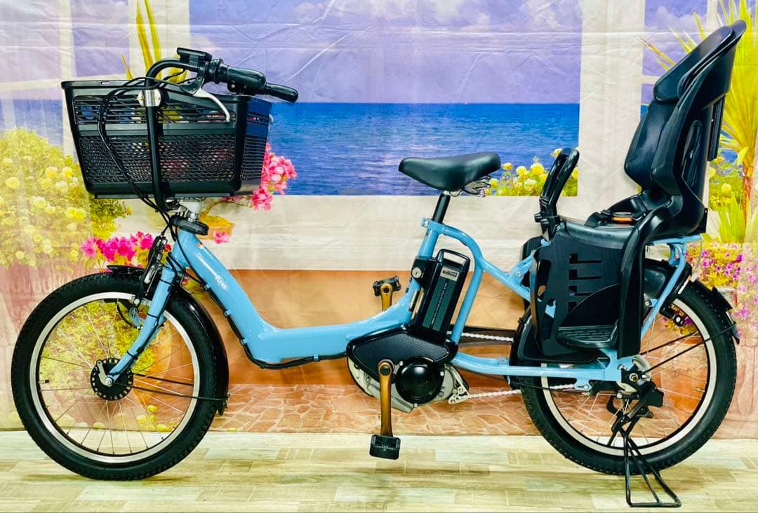 Y2496ヤマハパスキス⭐️人気モデル！子供乗せ電動アシスト自転車