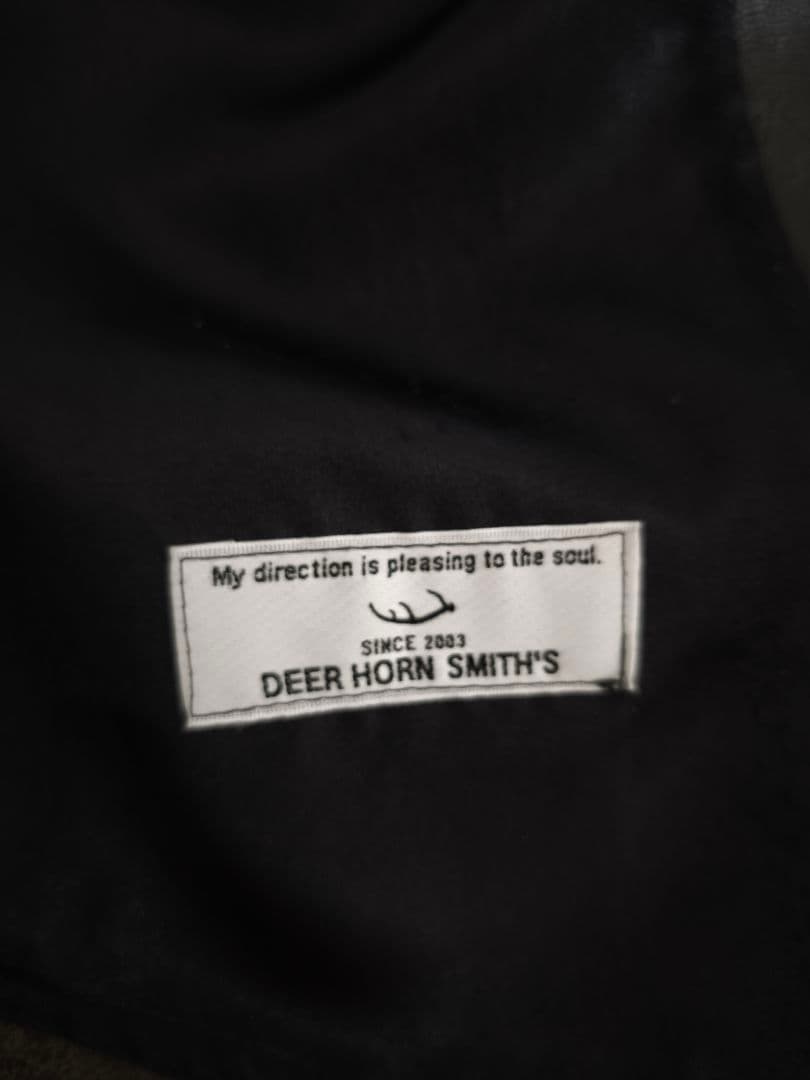 DEER HORN SMITH ディアスキン　鹿革　レザーシャツ　S