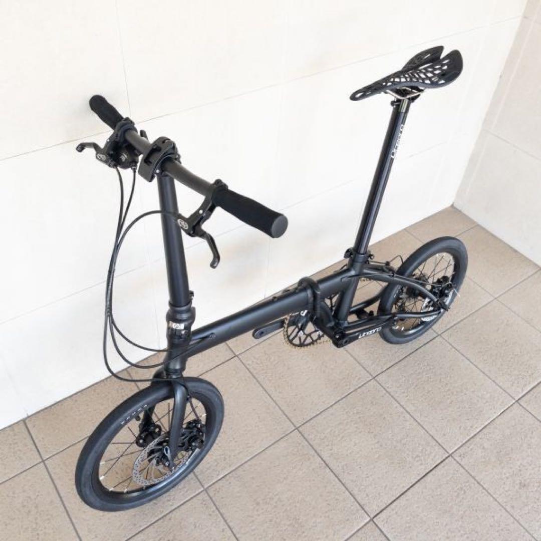 K3 PLUS ★未使用品★超軽量カスタム【8KG】★折り畳み　自転車　9速