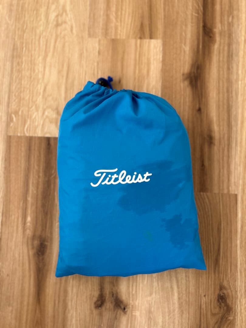 タイトリストTitleist レインウェアセット Lサイズ 青