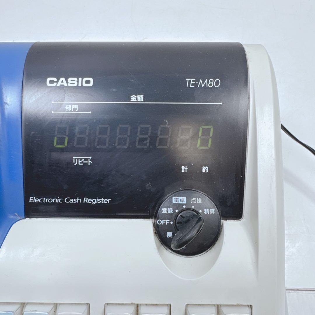 k2236 CASIO TE-M80 電子レジスター