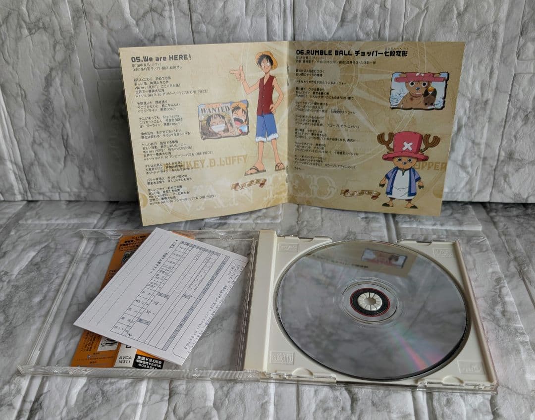 ​【激レア/帯付】ワンピース CD 7枚組セット 初期サントラ 劇場版 音楽集
