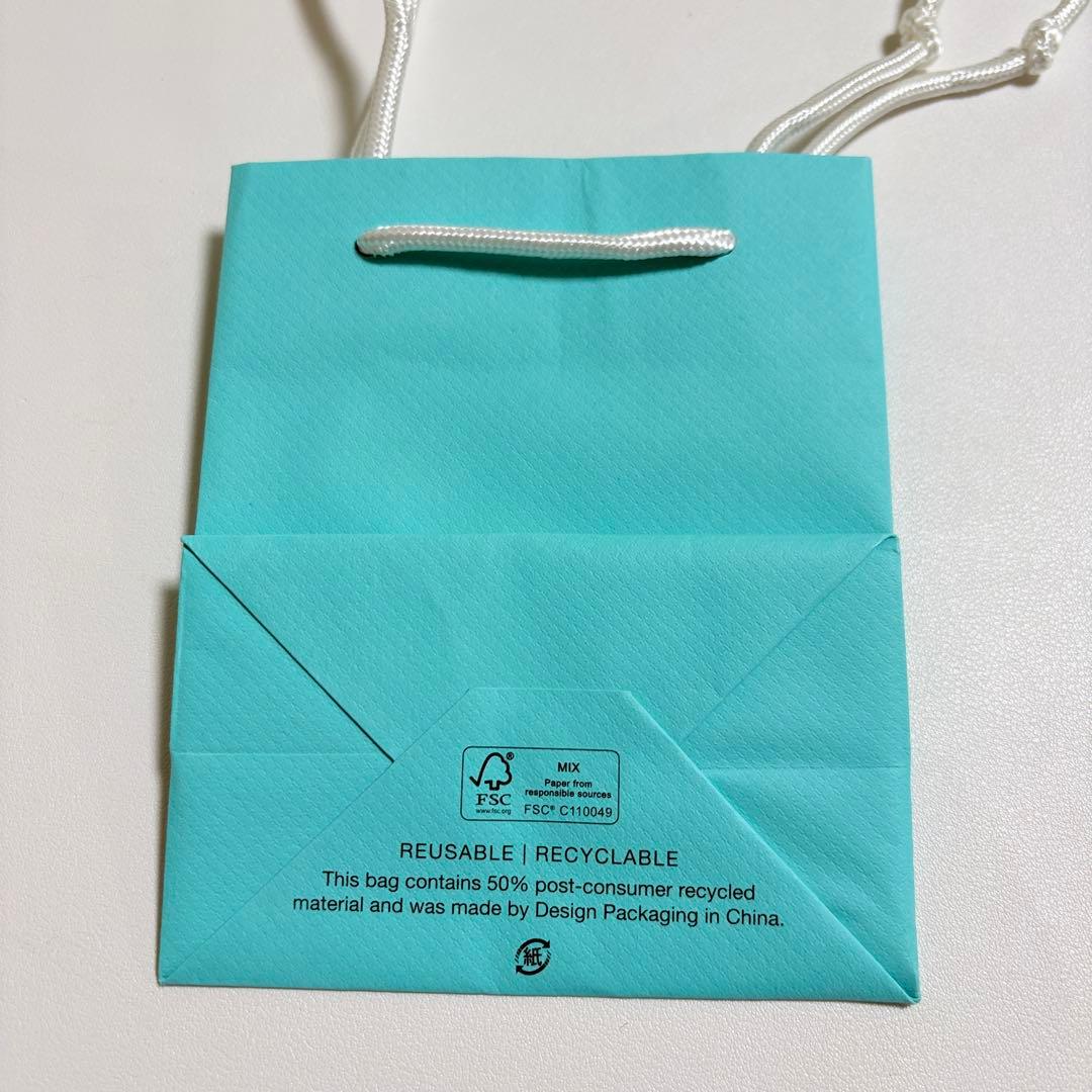 美品　ティファニー　ピアスケース　空箱　現行品　ブルーボックス