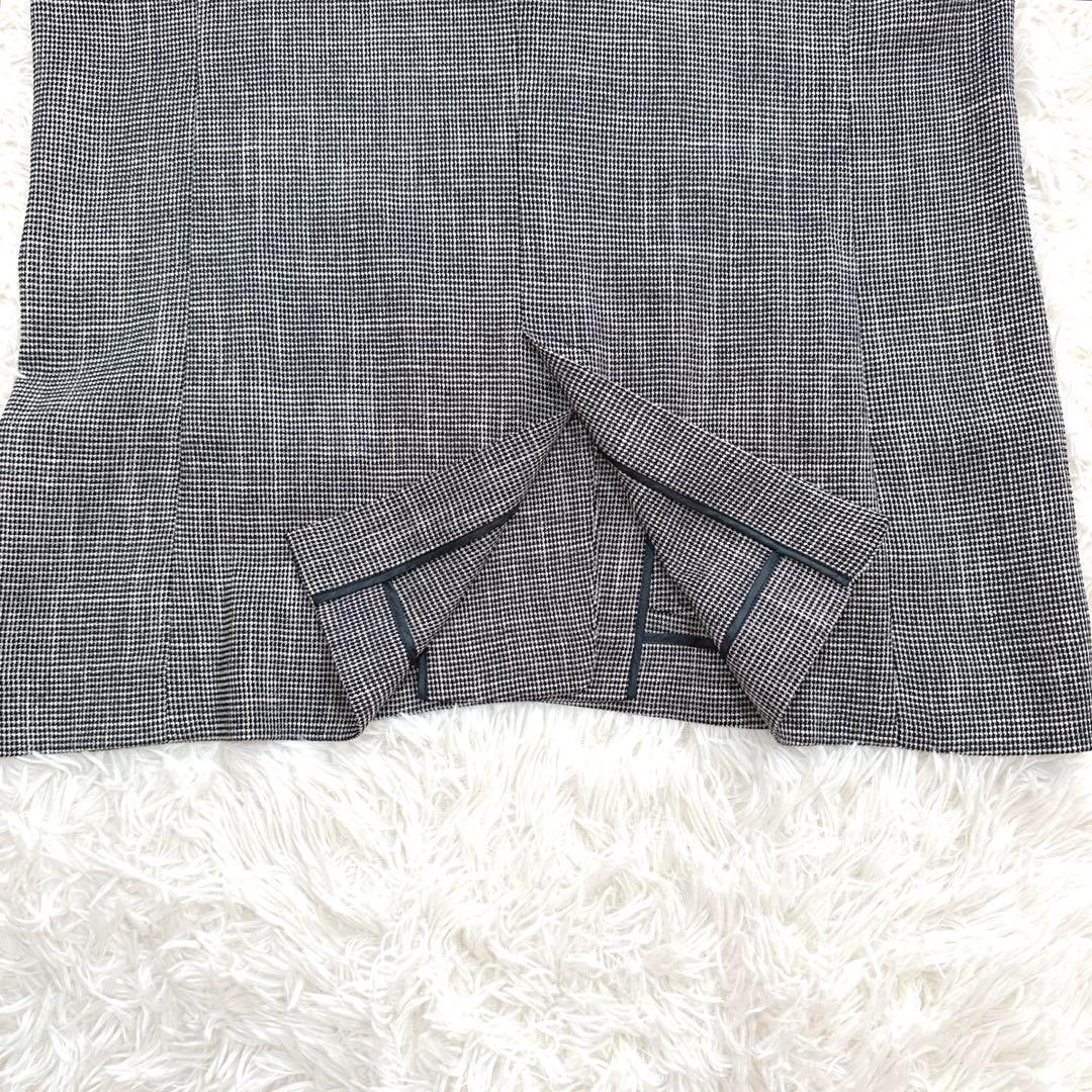 24SS 未使用級 3XL 自由区 ロングジレ グレー ベスト ツイード