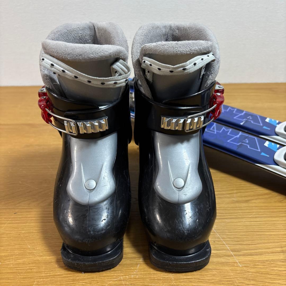 ジュニアスキーセットKAZAMA 86cm head 17-17.5cm
