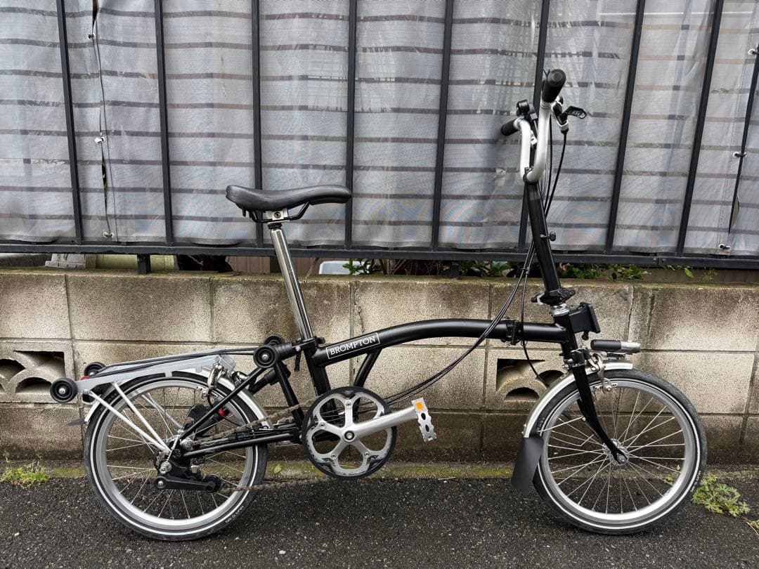 【大人カスタム】BROMPTON M6R BLACK 極美品　デッドストック
