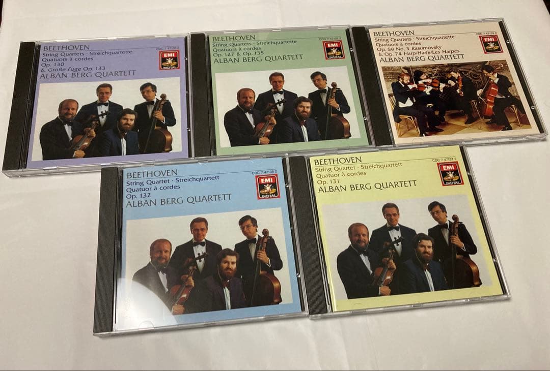 10CD ベートーヴェン 弦楽四重奏曲全集 アルバン・ベルク スタジオ録音