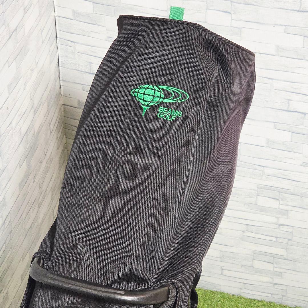 ビームス ゴルフ BEAMS GOLF スタンド式 キャディバッグ ブラック