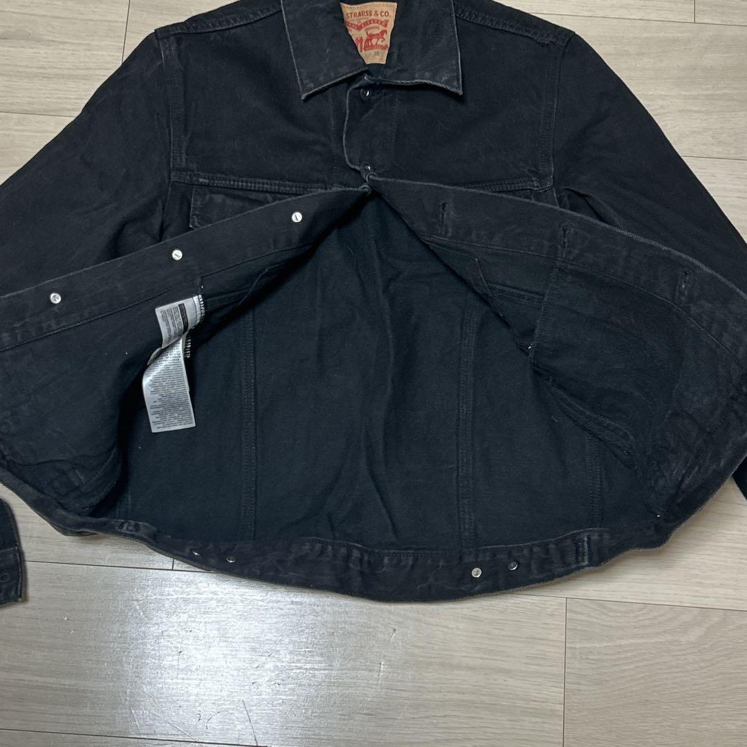 Levi's ブラック デニムジャケット M