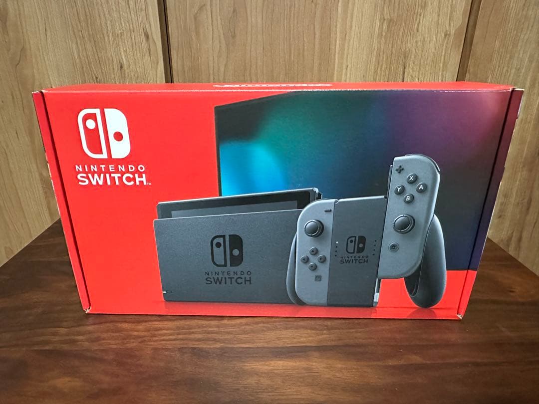 【美品】Nintendo Switchグレー 完品 おまけ付き