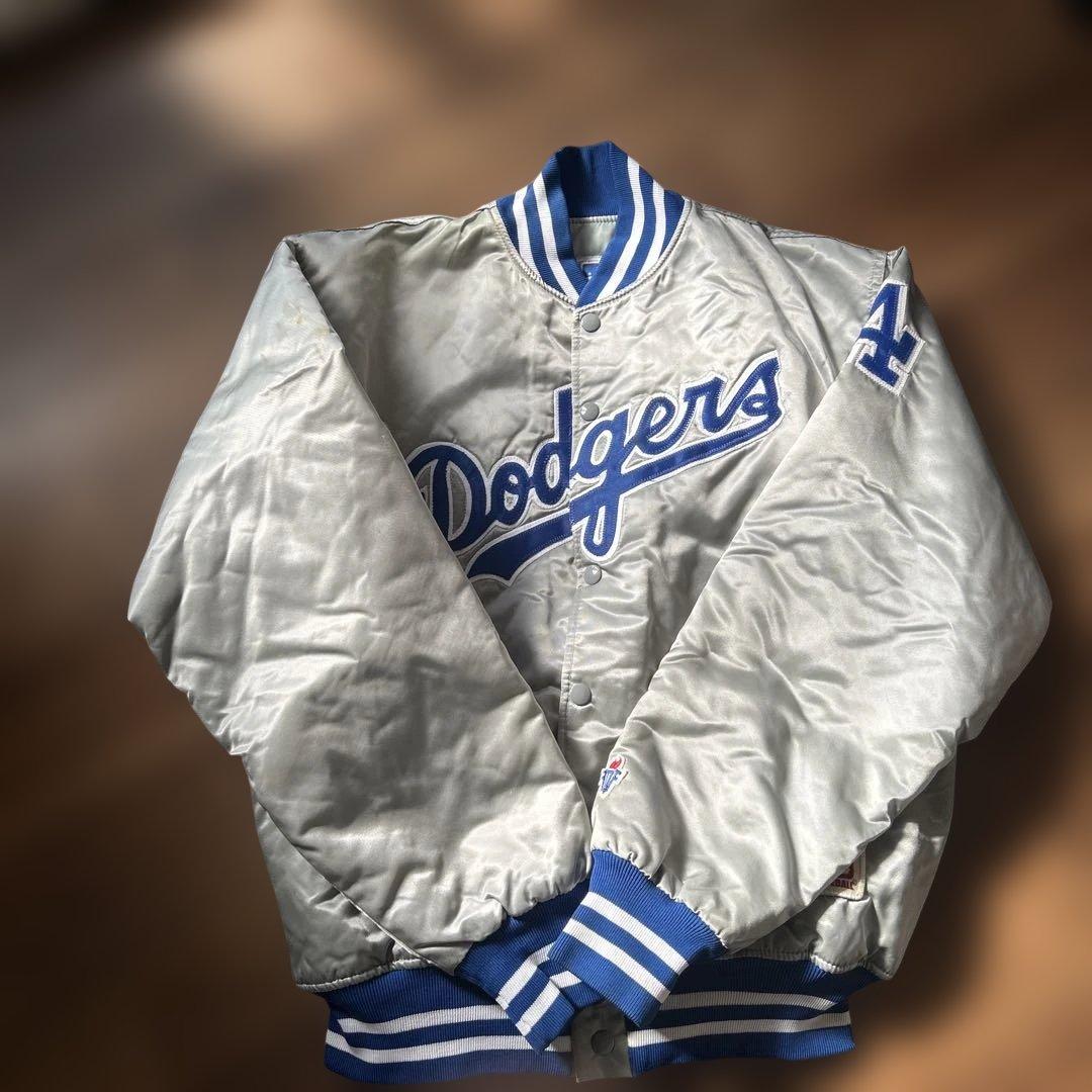 ヴィンテージ Dodgers シルバー スタジャン