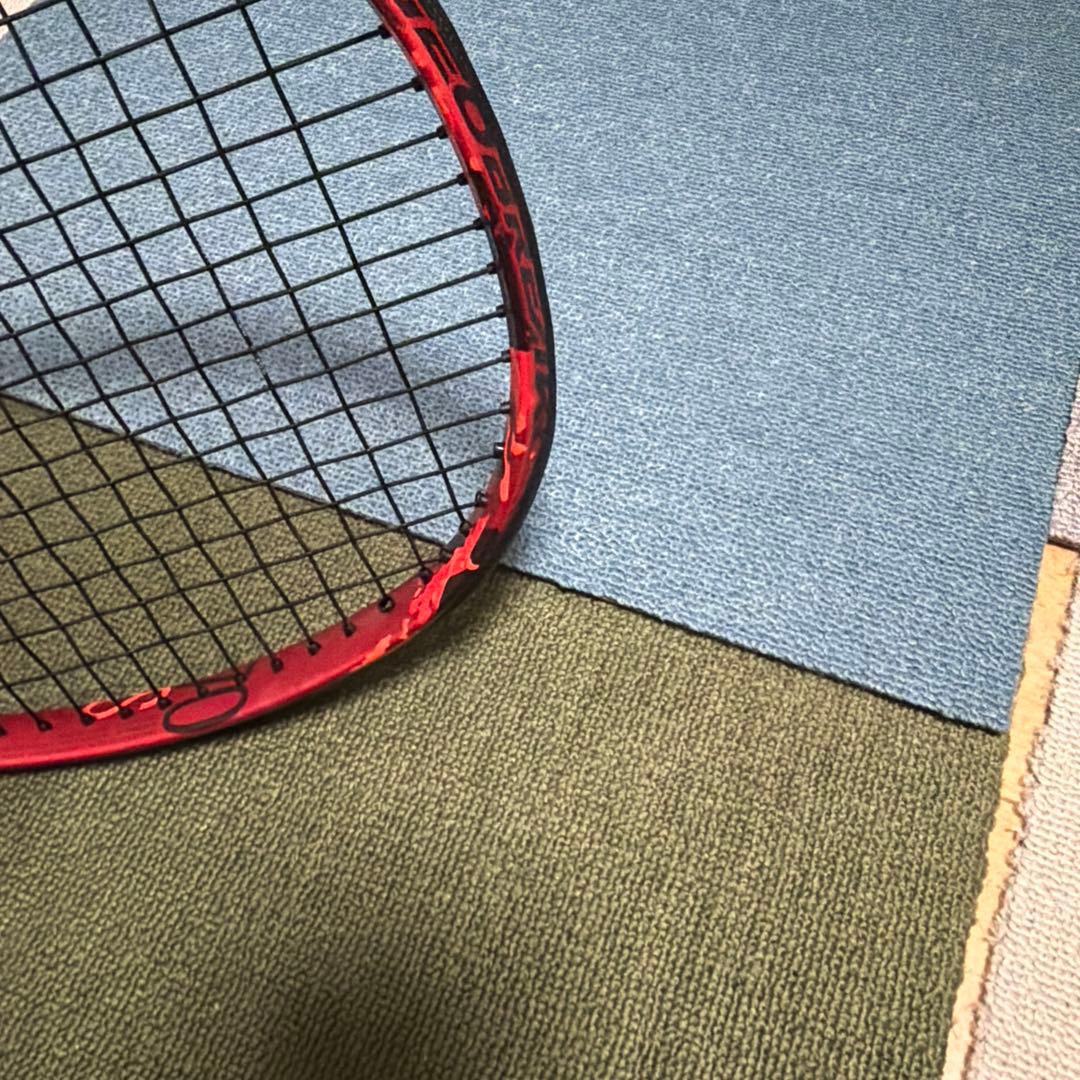 17番YONEX 軟式用ラケット レッド 日本製