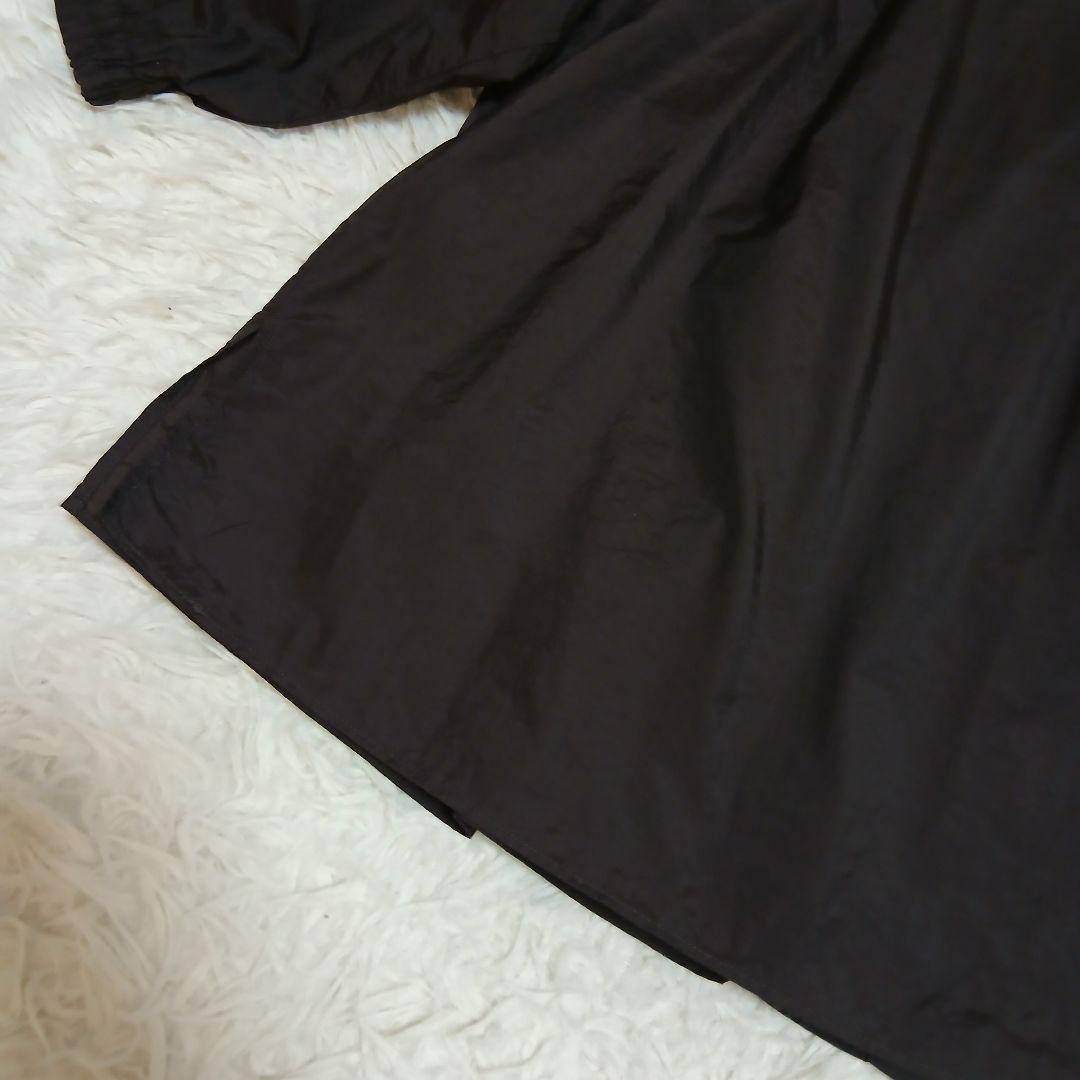 【23区】24AW ナイロンコットンポプリン ボリュームスリーブ ブラウス　48