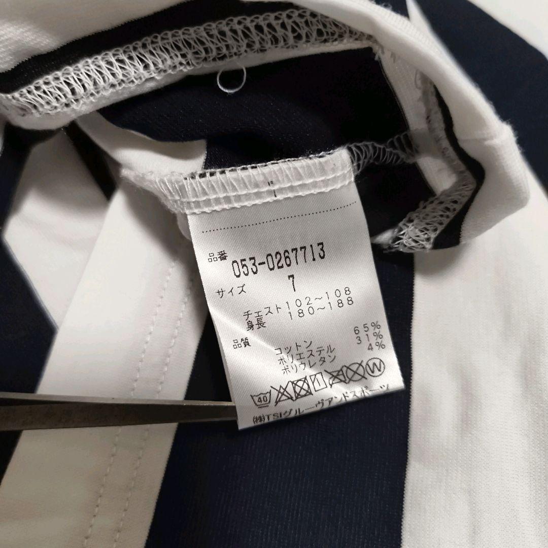 パーリーゲイツ モックネック ボーダーTシャツ