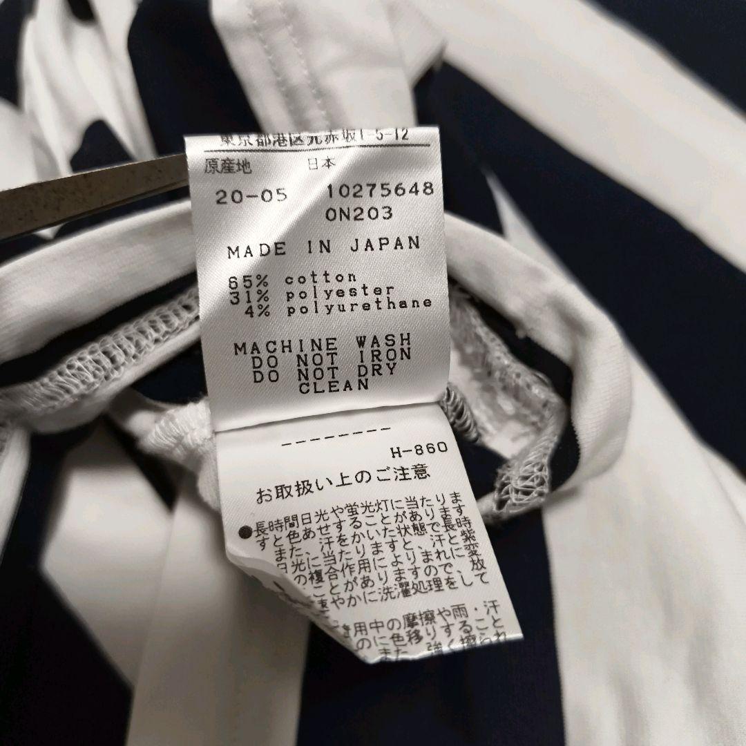 パーリーゲイツ モックネック ボーダーTシャツ
