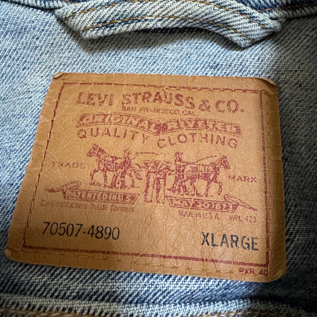 USA製　70507-4890 levi's デニムジャケット　90s 00s