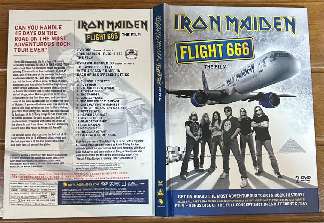 IRON MAIDENアイアンメイデン/DVD7枚組セット/ドラムスティック付き