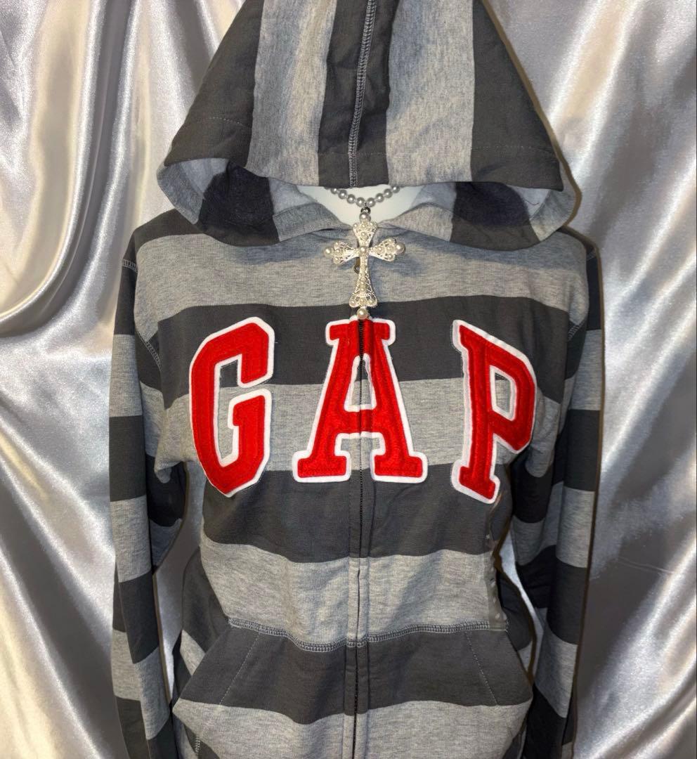 GAP old archive y2k レア ロゴ パーカー00s 平成ギャル