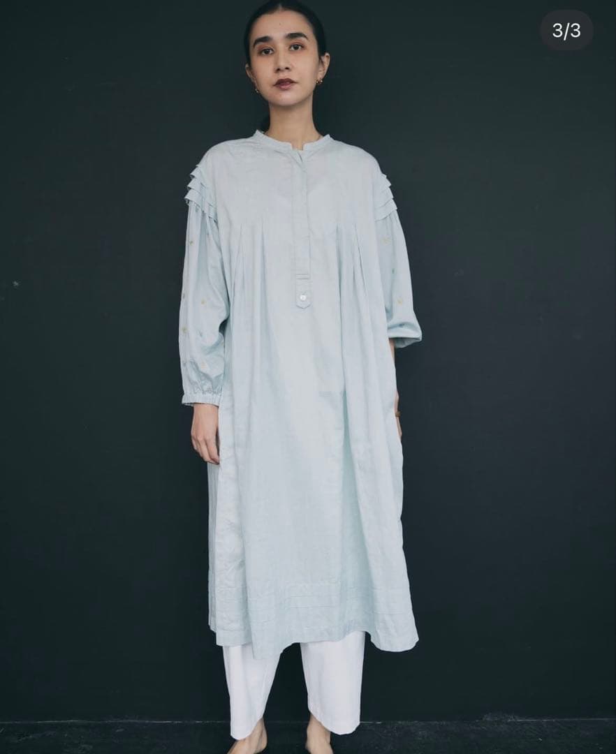 新品　ドゥーブルー doux bleu Bee Embroidery ワンピース