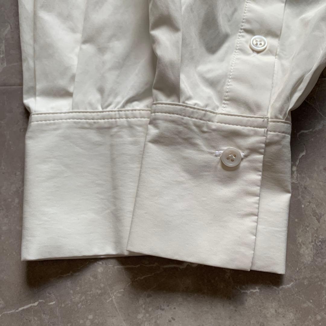 【美品】 machatt マチャット　スタンドカラーオーバーシャツ　白