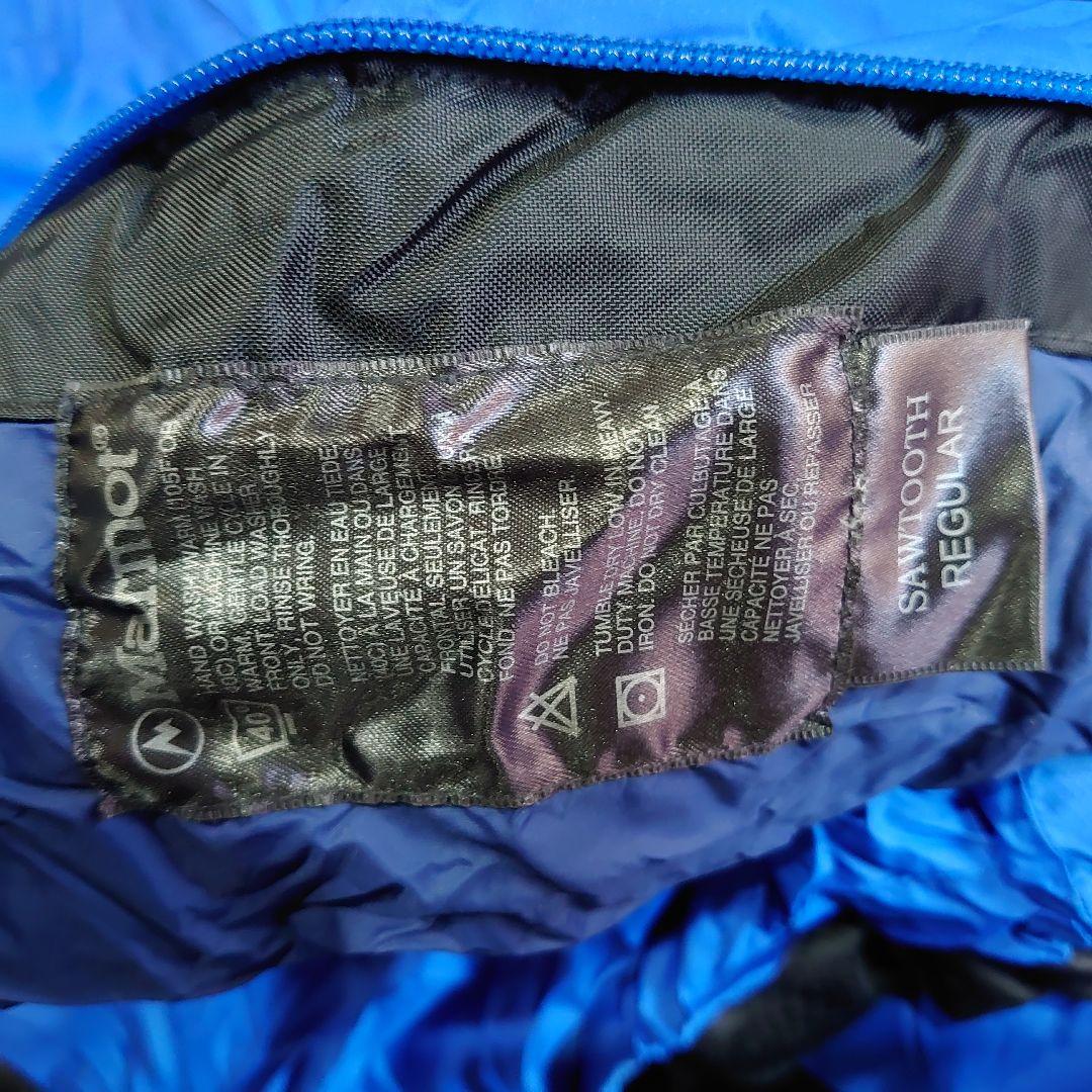 Marmot sawtooth Gossamer Down 15F シュラフ冬用