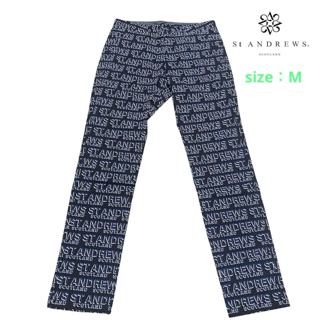 【未使用】定価2.3万円 St.andrews ゴルフパンツ ネイビー メンズ