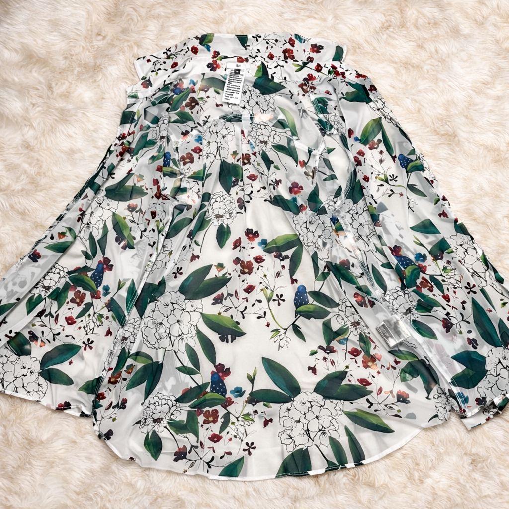 セレブ御用達SOV./ボタニカル柄(花柄)シャツ/38 美品