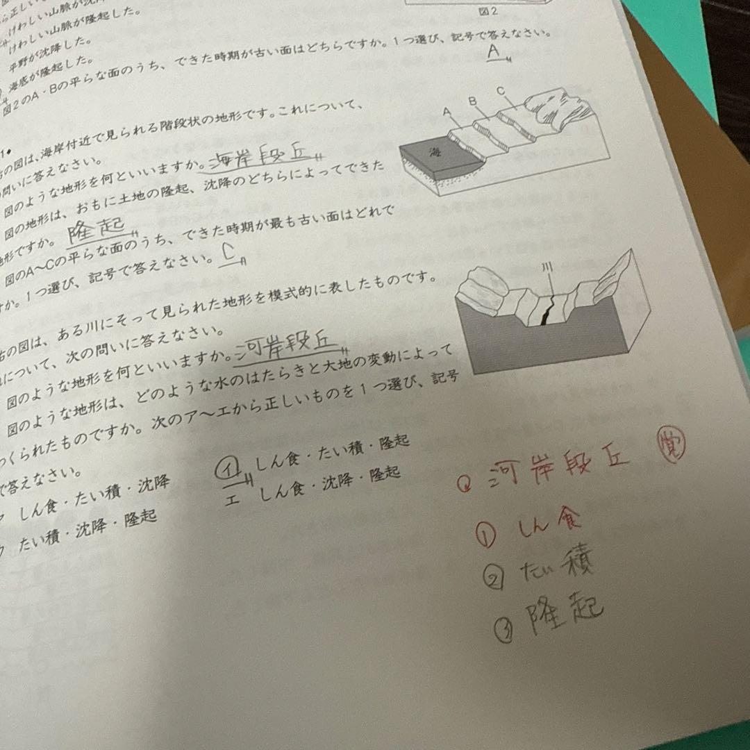 能開　理科演習・理科大全 ・春期・夏期テキスト　解答付き27冊　中学受験