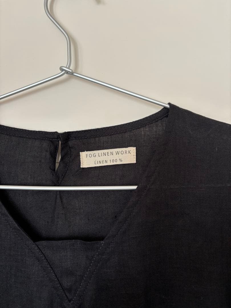 FOG LINEN WORK リネン100% ロングワンピース