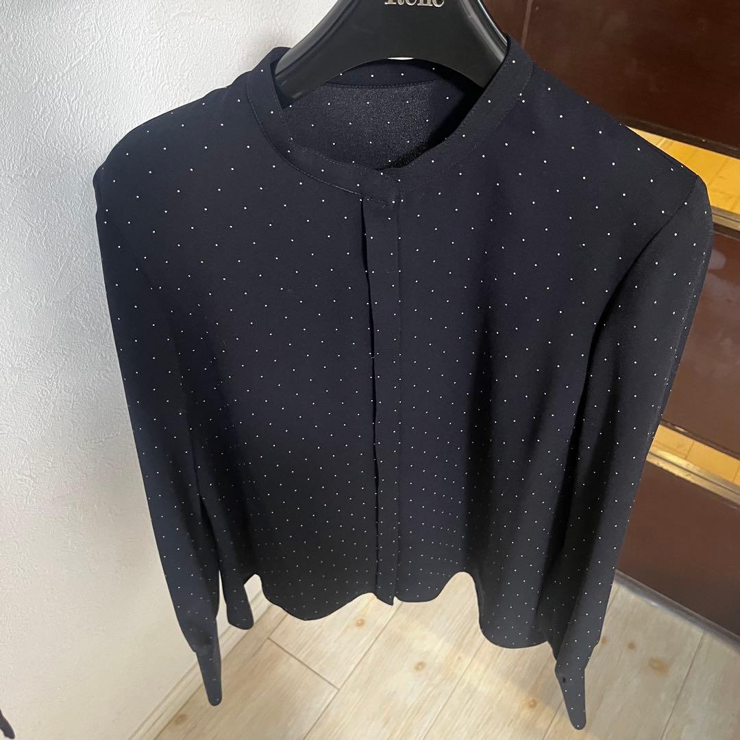 新品☆ ANAYI ボウタイジョーゼットブラウス/セオリー、23区、ロペ