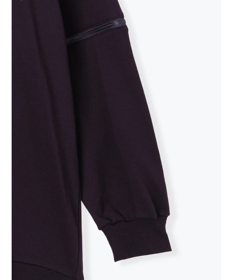 NOEMIE　ノエミー　2WAYうさ耳ユニセックスZIP裏毛パーカー　紫　新品