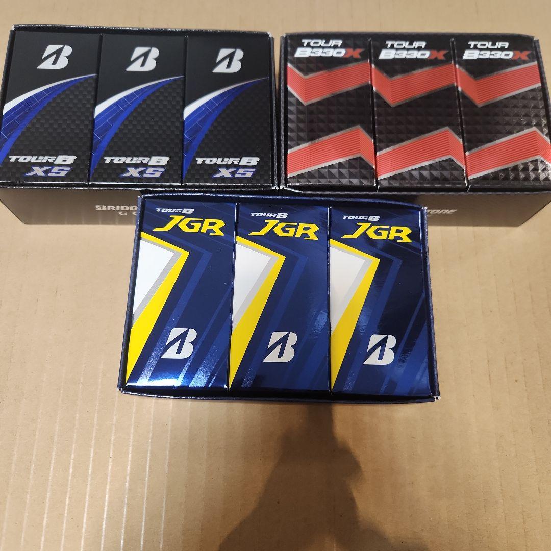 未使用　ブリヂストン　ゴルフボール6球入り×3箱　計１８個　ロゴ入り