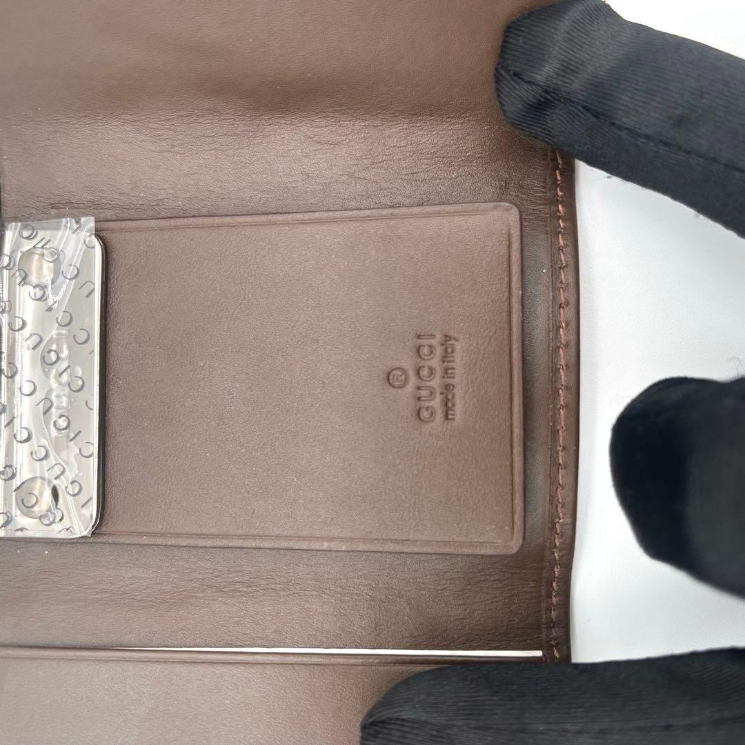 《新品》GUCCI グッチ GGモノグラム 6連 キーケース ブラウン