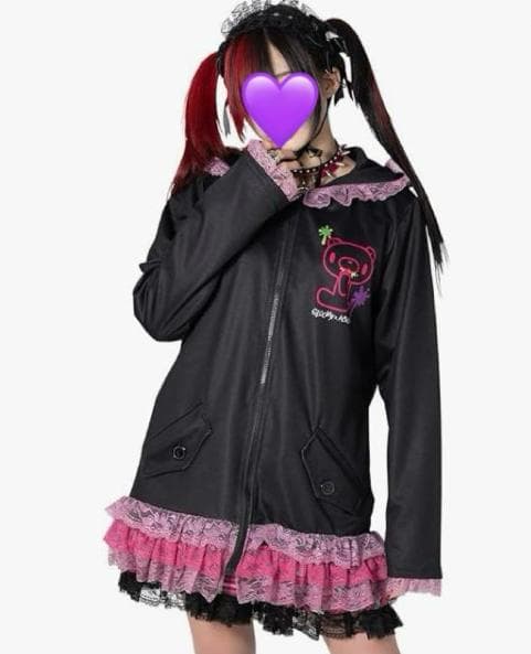 【新品】ACDC RAG ビビッドグル〜ミ〜 クマミミパーカー