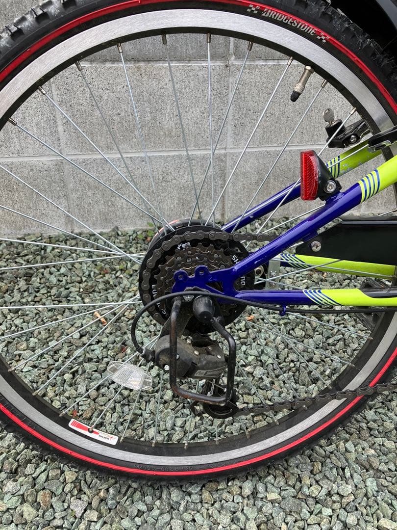 BRIDGESTONE キッズバイク 蛍光グリーン 松山市近郊で手渡し希望