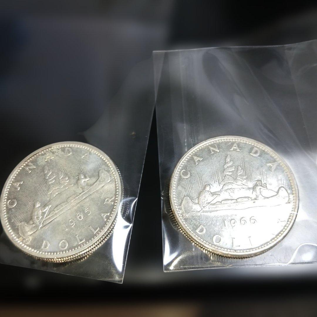 k*n様 300円スタート！珍品！連年セットカナダ銀貨