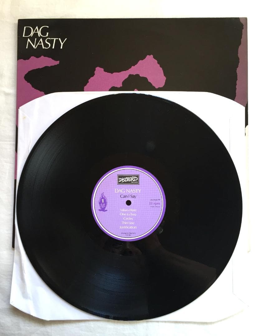 Dag Nasty Can I say LP レコード 86年盤 ダグナスティ