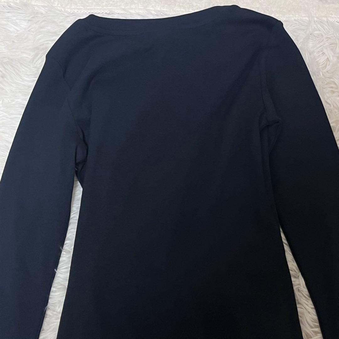 【LAUREN RALPH LAUREN】美品25AW ワンピース ネイビー